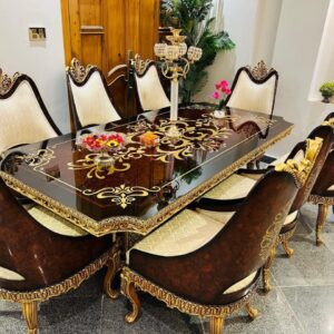 Luxury Antique Dining Table PFfurnitures Chiniot