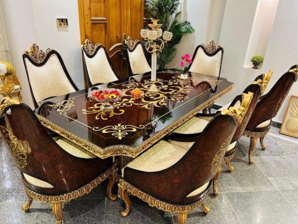 Luxury Antique Dining Table PFfurnitures Chiniot