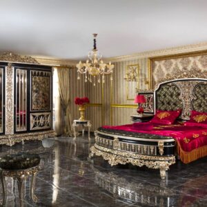 Luxury Antique Bedroom Bed Set PFfurnitures Chiniot