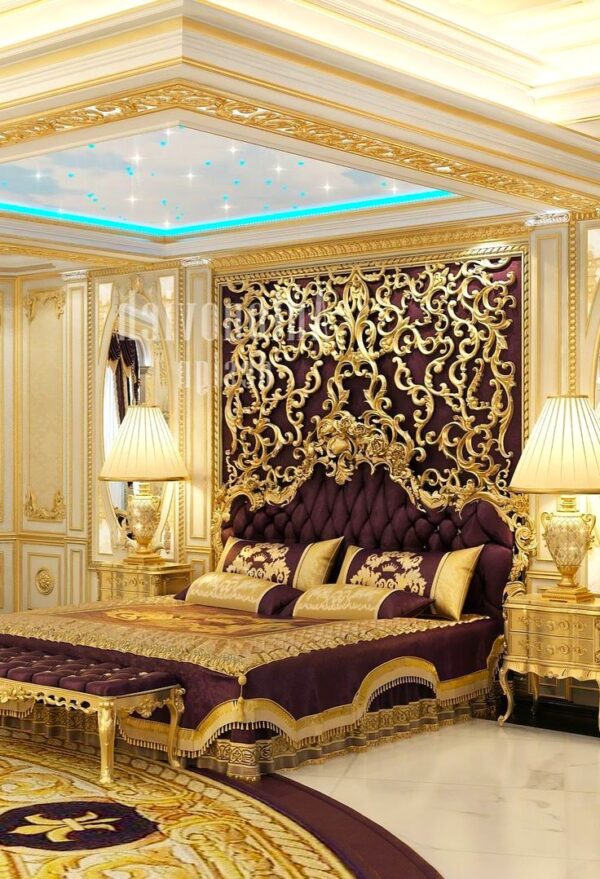 Luxury bedroom bed set