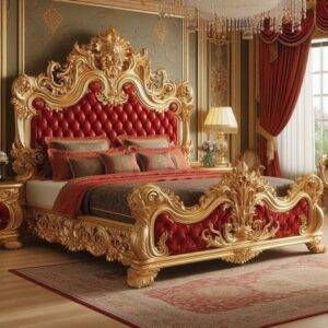 Luxury Chinioti Bedroom Bed Set