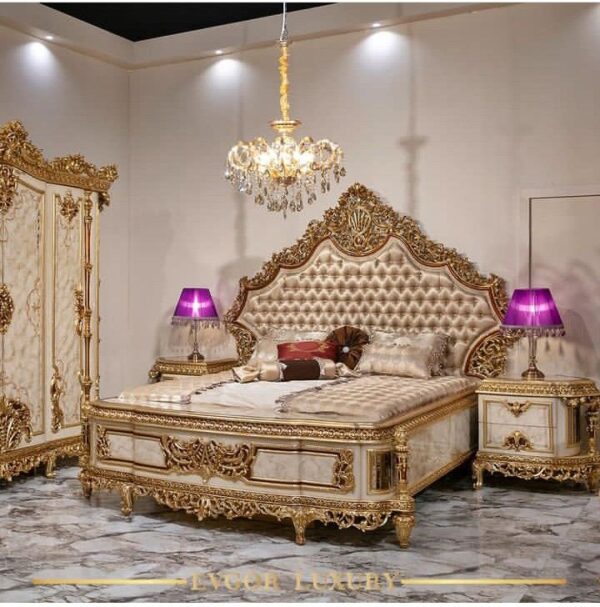 Luxury Bedroom Bed Set by Pyramid Furniture