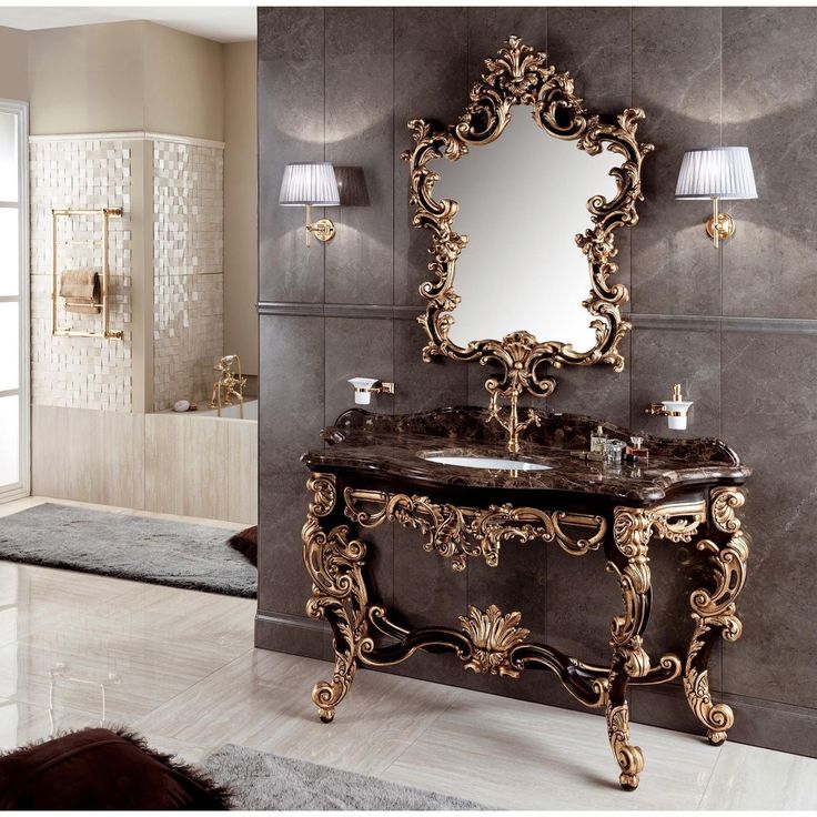 console table with mirror